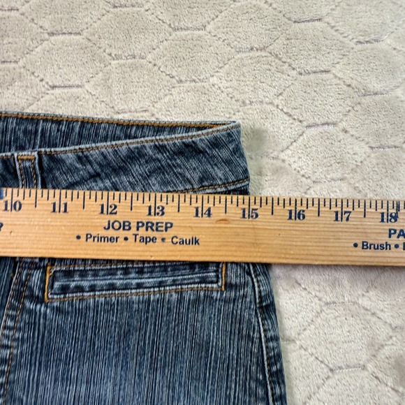 Vintage Y2K Low Rise Mini Denim Jean Skirt Size 5 Retro Festival Wear Cute - Picture 6 of 10